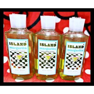 Bath & Body Works Island Margarita 10oz Shower Gel Body Wash with Aloe B5 x3